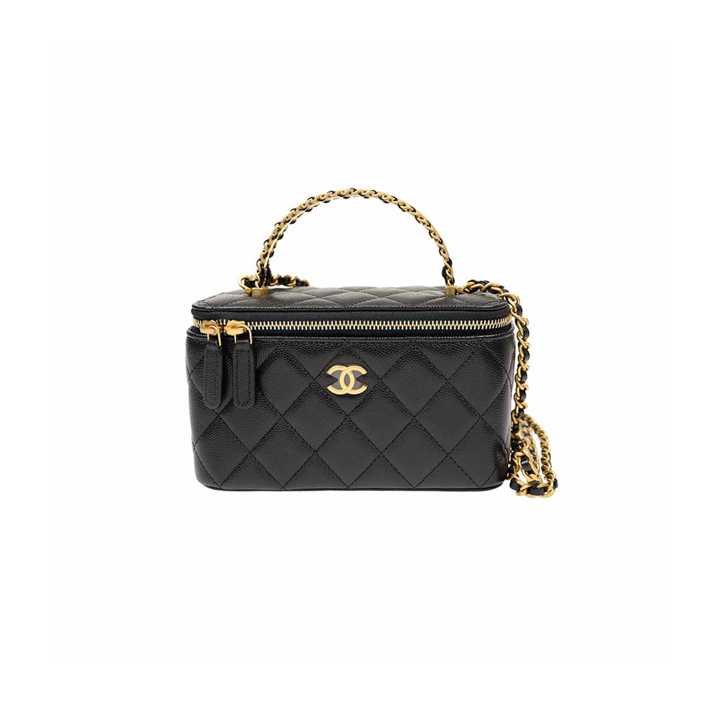 Ch*el woven hand-held woc box bag ap4064 (19*12*4cm)
